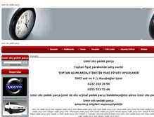 Tablet Screenshot of izmirotoyedekparca.com